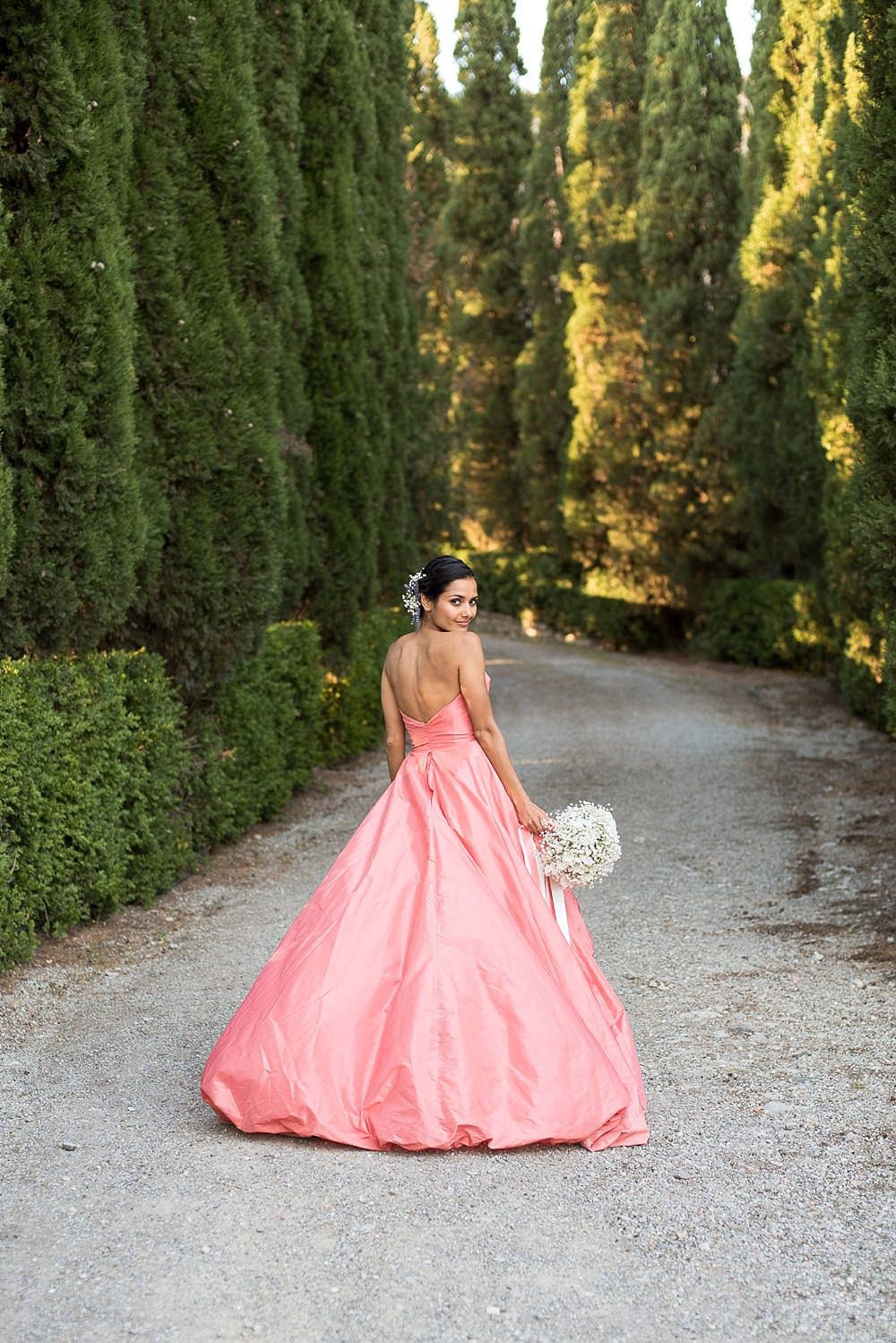 32 Pretty in Pink Wedding Dresses | One Fab Day
